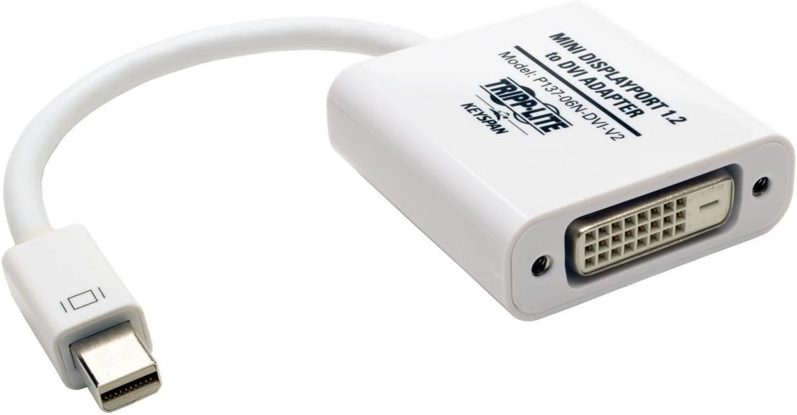 Tripp Lite Mini DisplayPort to HDMI/DVI Adapter, 6-in