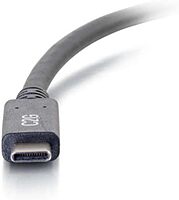 C2G Cables to Go 10' USB A to C Cable, Black (28833)