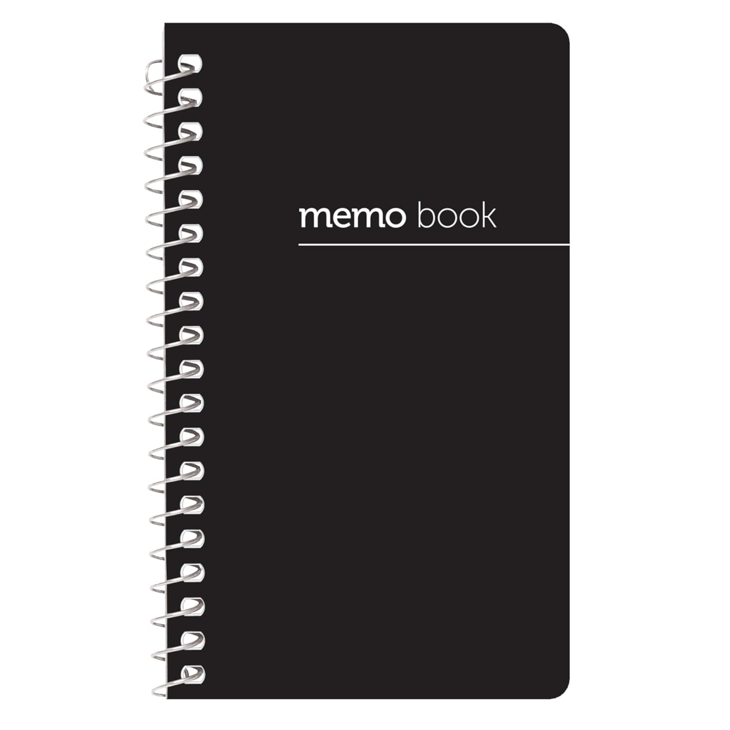 Office Depot Wirebound Side-Opening Memo Books, 3in x 5in, College Ruled, 60 Sheets, Assorted Colors (No Color Choice)