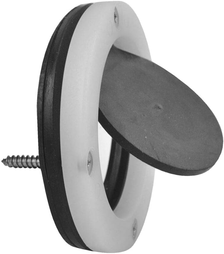 Attwood 3876-3 Boat Self-Bailing Cockpit Mounted Scupper Valve Kit One Size