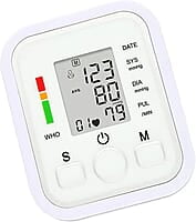 Medidor de Presión Arterial, Manguito de Presión Arterial Digital Luz de Fondo Liviana