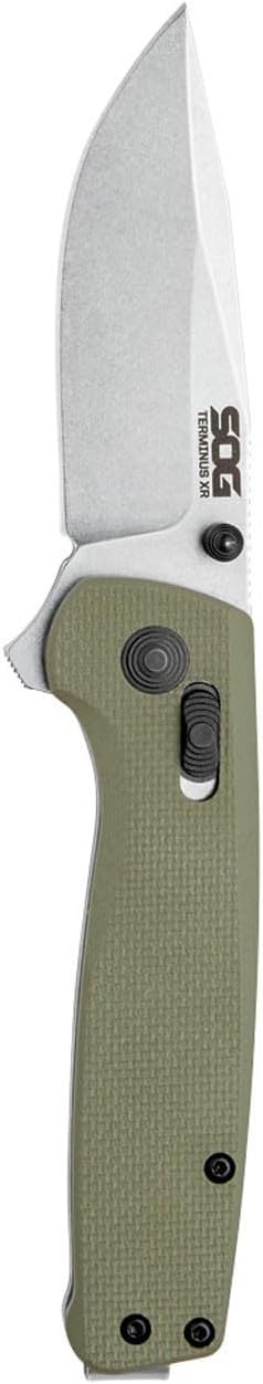 SOG Terminus XR G10 Daily Carry Rugged EDC Ambidextrous Pocket Folding Knife