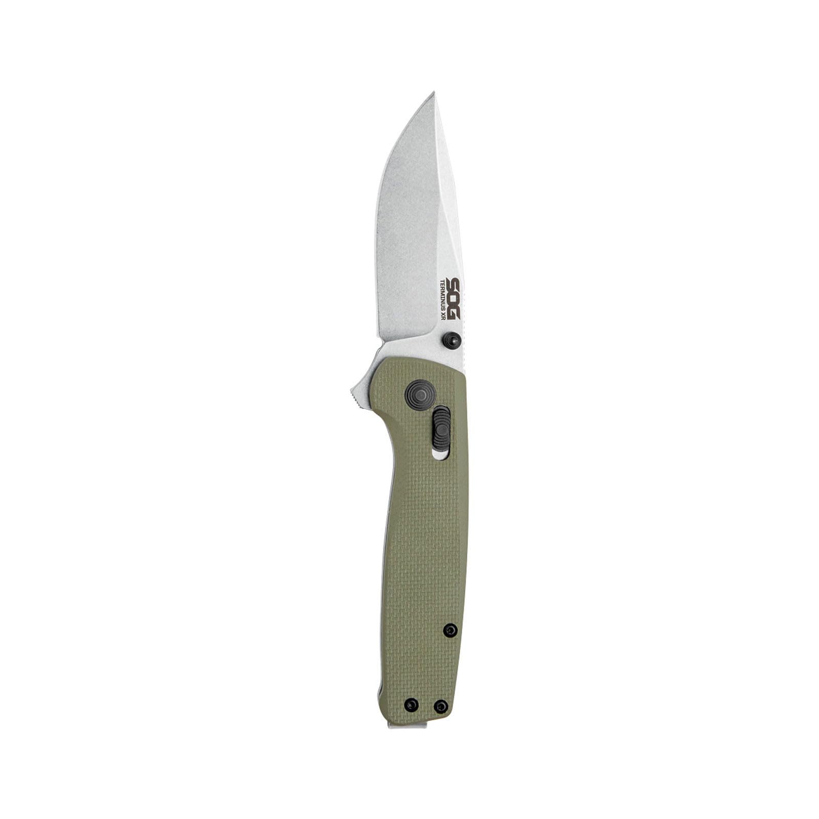 SOG Terminus XR G10 Daily Carry Rugged EDC Ambidextrous Pocket Folding Knife