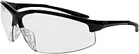 Walker's IKON Tanker Open Full Frame Shooting Glasses Durable Non-Slip Hunting Protective Glasses w/Lens Cloth & Carry Case One Size Clear