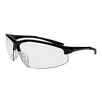 Walker's IKON Tanker Open Full Frame Shooting Glasses Durable Non-Slip Hunting Protective Glasses w/Lens Cloth & Carry Case One Size Clear