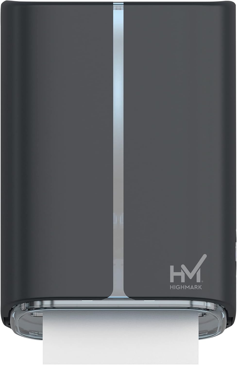 Highmark® Mechanical Roll Towel Dispenser, 16-5/8"H x 11-1/2"W x 8-3/4"D, Dark Gray