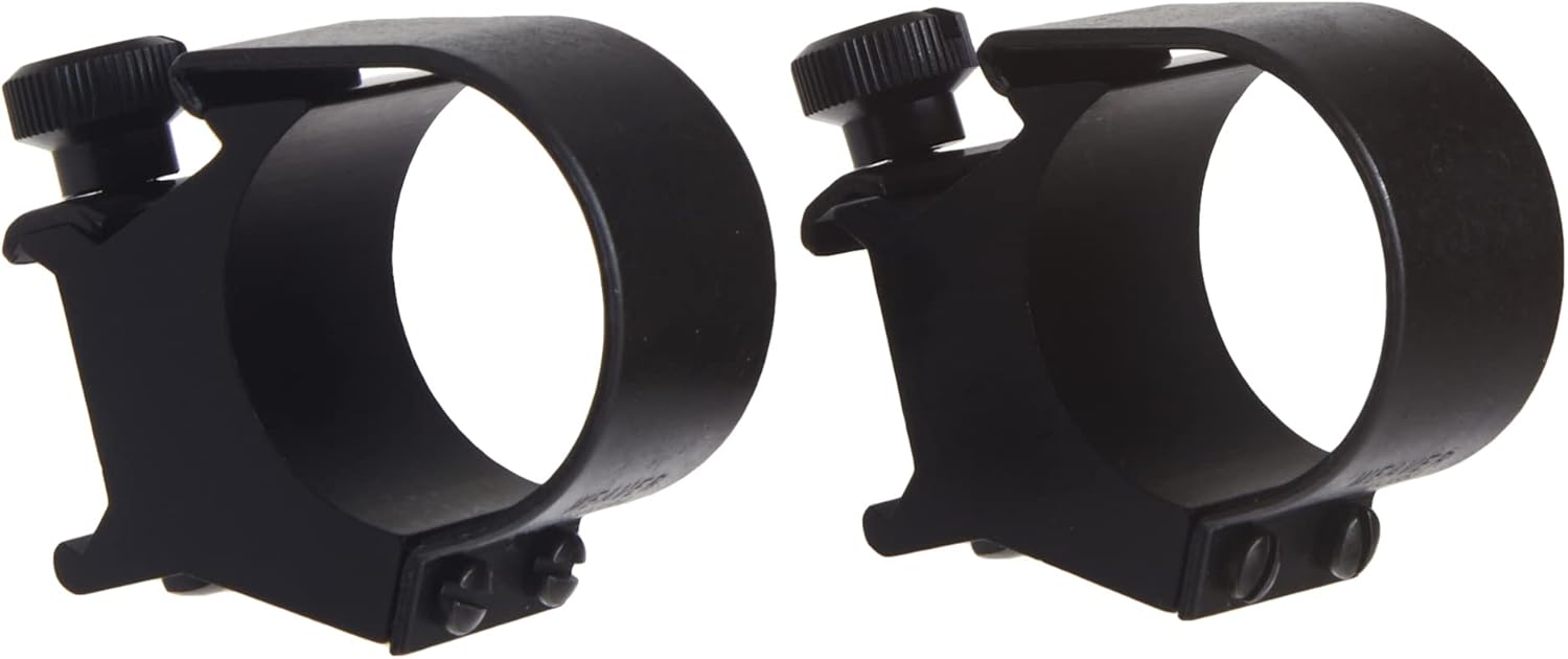 Weaver Detachable 30mm High Top Mount Rings Black