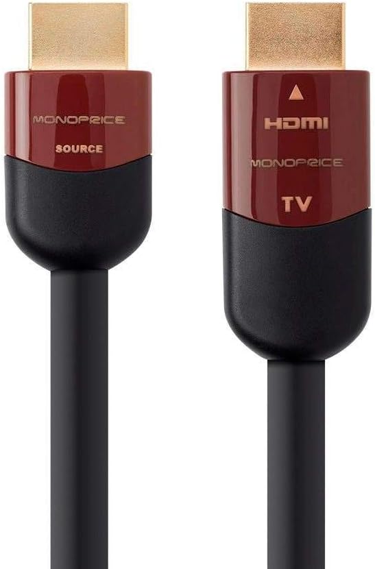 Monoprice 4K High Speed HDMI Cable - 18Gbps Active CL2 In-Wall Rated