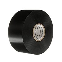 3M Scotchrap Vinyl Corrosion Protection Tape 50, Unprinted, 2 in x 100 ft, Black, 1 Roll, Premium Grade, 10 mil Thick
