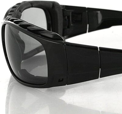 Bobster ® Gunner, Gloss Black Frame, Smoked Photochromic Lens Gloss Black Frame/Smoked Photochromic Lens
