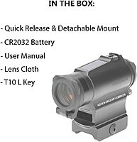 HOLOSUN HS515CM / HE515CM-GR 2 MOA Dot & 65 MOA Circle Micro Sight for Rifle