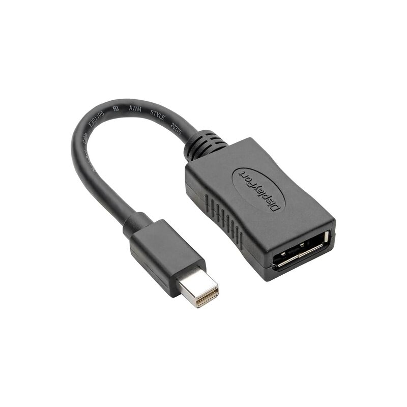 Tripp Lite Mini DisplayPort to DisplayPort Adapter Converter 4K @ 60Hz mDP to DP Keyspan 6in 6" (P139-06N-DP4K6B)