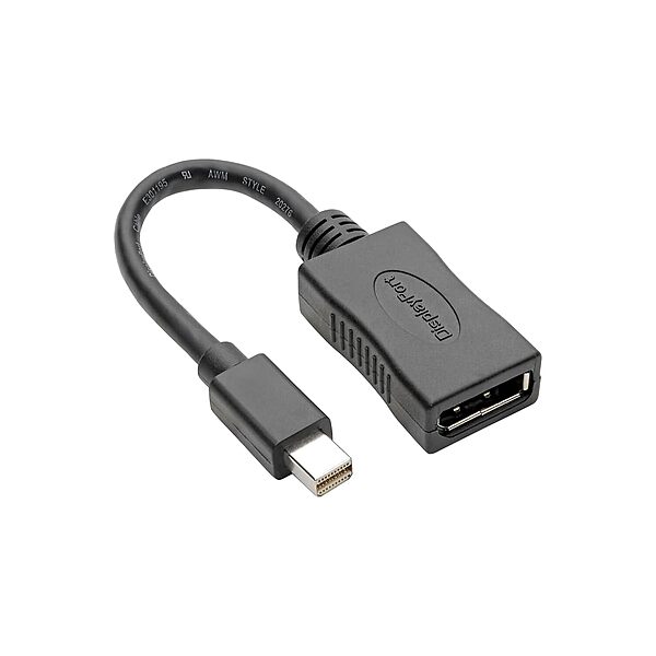 Tripp Lite Mini DisplayPort to DisplayPort Adapter Converter 4K @ 60Hz mDP to DP Keyspan 6in 6" (P139-06N-DP4K6B)