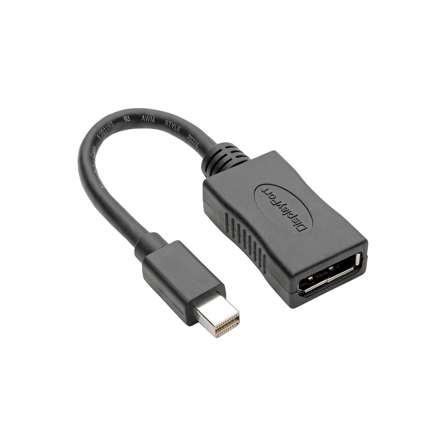 Tripp Lite Mini DisplayPort to DisplayPort Adapter Converter 4K @ 60Hz mDP to DP Keyspan 6in 6" (P139-06N-DP4K6B)