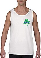 THIN BLUE LINE USA Men's St. Patrick's Tank Top - Shamrock