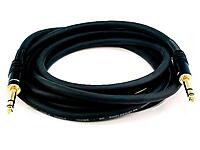 Monoprice 1/4-Inch TRS Male-to-Male Audio Cable, 16AWG, Gold-Plated