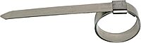 BAND-IT JS2439 Junior 3/8" Wide x 0.025" Thick, 1" Diameter, 201 Stainless Steel Smooth I.D. Clamp (100 Per Box) 3/8 in W x