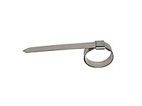 BAND-IT JS2439 Junior 3/8" Wide x 0.025" Thick, 1" Diameter, 201 Stainless Steel Smooth I.D. Clamp (100 Per Box) 3/8 in W x