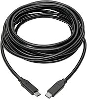 Tripp Lite USB Type C to USB C Cable USB 2.0 5A Rating USB-IF Cert M/M 13ft - First End: 1x USB Type C Male Thunderbolt 3 - U040C13C5A