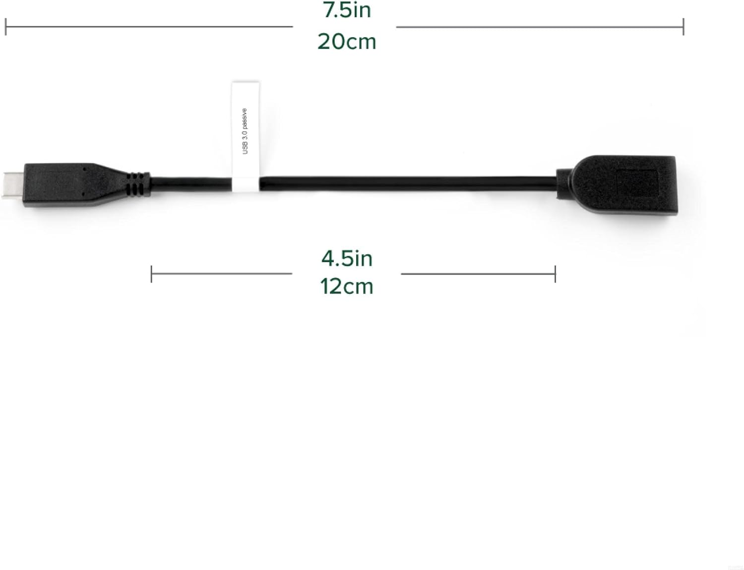 Plugable USB C to USB Adapter Cable with Driverless Technology, Enables Connection of USB Type C Laptop, Tablet