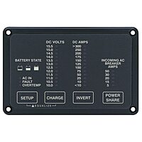 Xantrex Heart FDM-12-25 Remote Panel, Battery Status & Freedom Inverter/Charger Remote Control