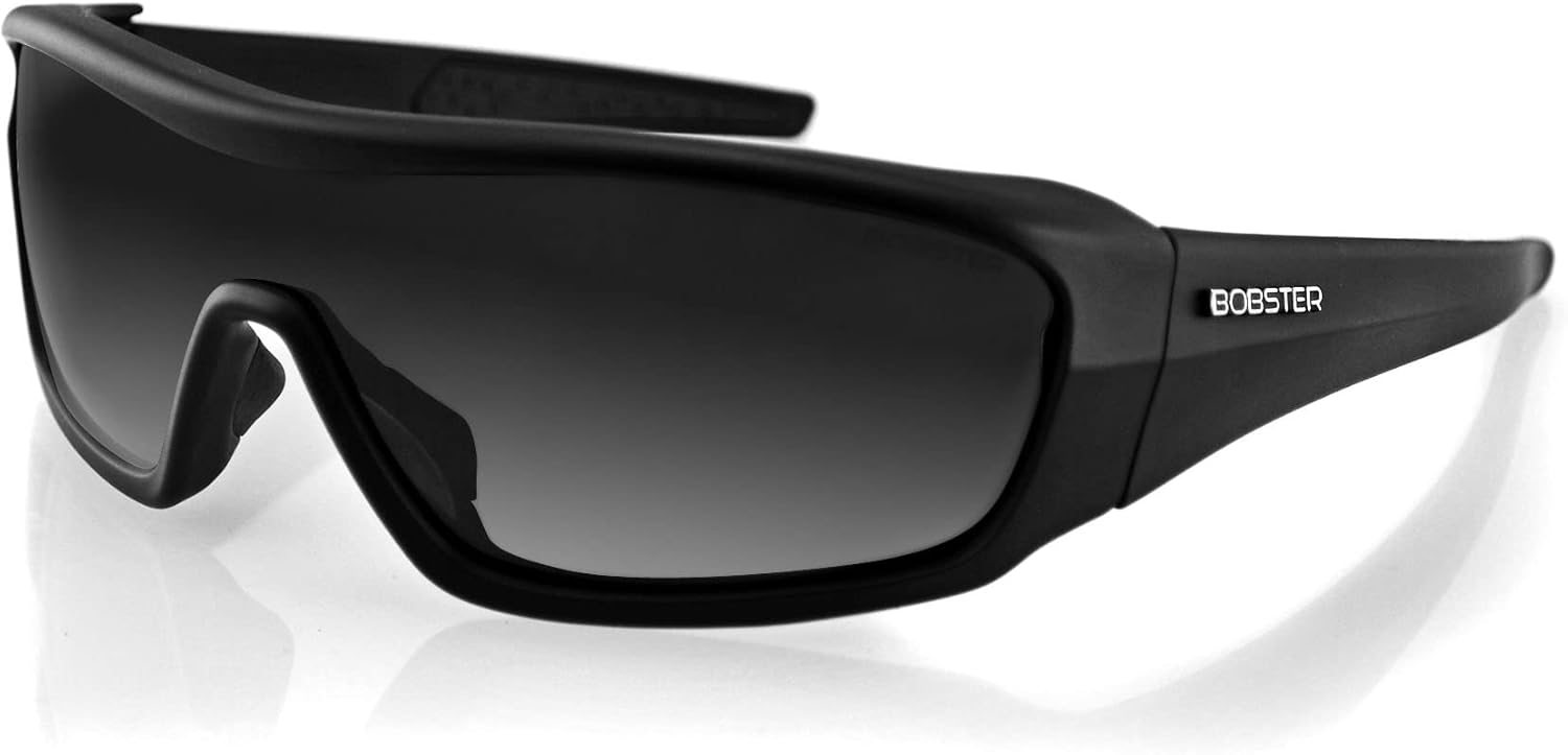 Bobster ® Enforcer, Matte Black Frame, Smoked, Amber, & Clear Lens Matte Black/Smoked, Amber & Clear Lens