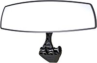 PTM Watersports Mirror/Bracket Kit w/VR-140 PRO Mirror & CFR-200 (Black)