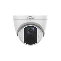 4MP Outdoor IR Fixed Turret Camera Waterproof with Built-in Microphone Edge Storage 120dB WDR PoE Smart IR 256GB Micro SD