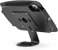 Compulocks iPad 10th-11th (A16) Gen Space Enclosure with Core Counter Stand or Wall Mount - Black | Secure iPad Kiosk, Tablet Holder, POS Display, Retail Showcase