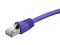 Monoprice Cat6A Shielded (S/FTP) Ethernet Patch Cable - 26AWG Pure Bare Copper Snagless RJ45 Fullboot