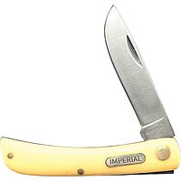 Imperial IMP22Y Folding Pocket Knife, Stainless Steel for Outdoor, Outdoor Survival and EDC,Silver