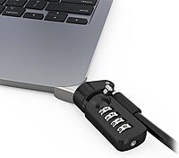 Compulocks Ledge Lock Adapter for MacBook Air 15" M2-M4 - Silver & Black