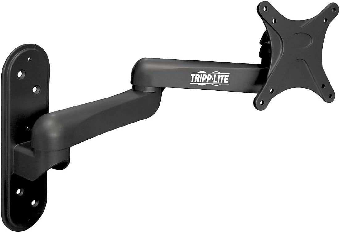 Tripp Lite Swivel/Tilt Wall Mount with Arm for 13" to 27" TVs, Monitors, Flat Screens, LED