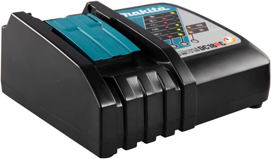 Makita DC18RC 18V LXT® Lithium-Ion Rapid Optimum Charger 1-Port Plug
