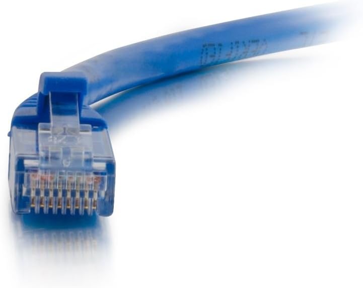 C2G 7ft Cat5e Snagless Unshielded UTP Ethernet Network Patch Cable (RJ45 M/M), Blue, Standard RJ45 Connectors