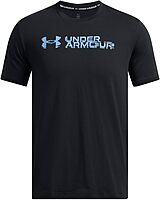 Under Armour Unisex-Adult Ua M Sliced Wordmark 60/40s Short Sleeve T-shirt