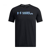 Under Armour Unisex-Adult Ua M Sliced Wordmark 60/40s Short Sleeve T-shirt