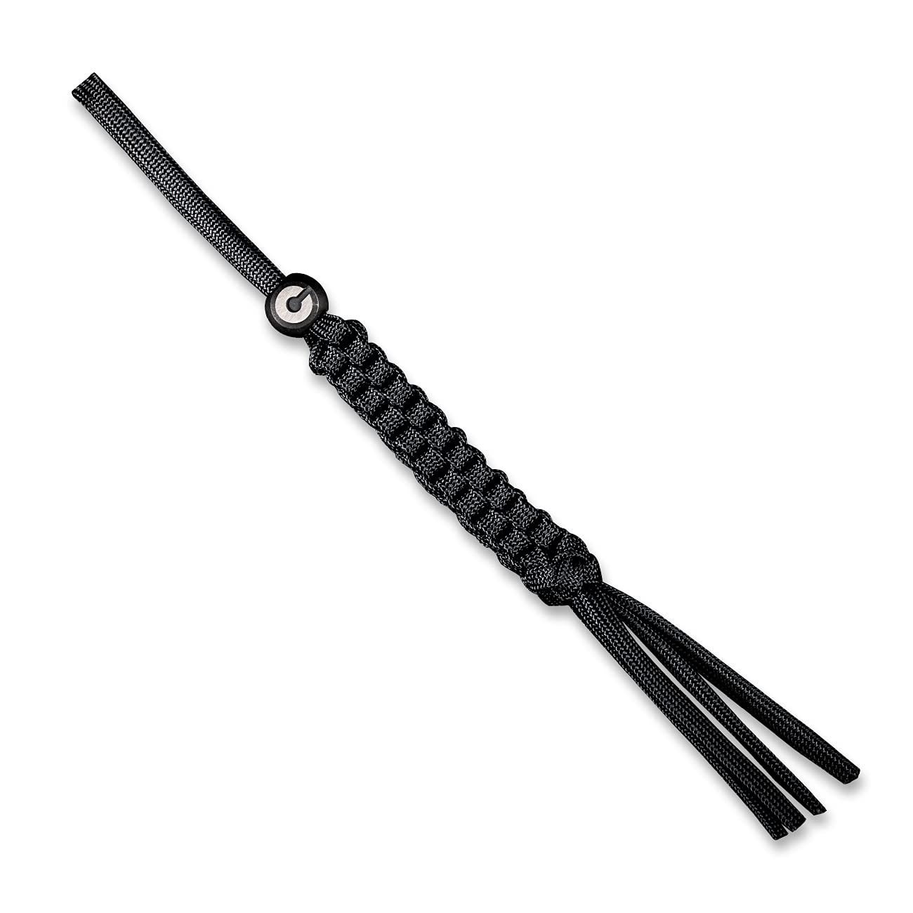 CIVIVI Tied Paracord Lanyard with a Black Sphere 6AL4V Titanium Bead CA-09A