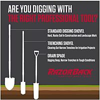 Ames Razor-Back Long Handle Round Point Shovel