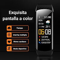 Pulsera Deportiva Inteligente con Monitor de Ritmo Cardíaco
