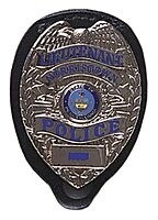 Gould & Goodrich B576 Clip-On Badge Holder, Black Factory