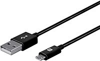 Monoprice USB Type-A to USB Micro Type-B Cable - Polycarbonate Connector Heads, 2.4A, 22/30AWG - Select Series