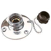 Sea-Dog Fresh Water Inlet - 316 Stainless Steel