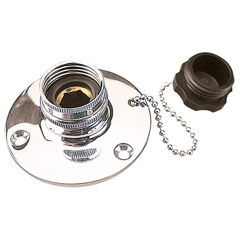 Sea-Dog Fresh Water Inlet - 316 Stainless Steel