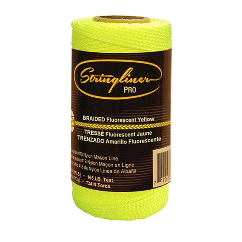 COMPANY 35165 Braided Construction Line Roll, Fluorescent Yellow