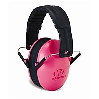 WALKER'S Children's Folding Earmuffs — Youth Low-Profile Padded Headband Hearing Protection