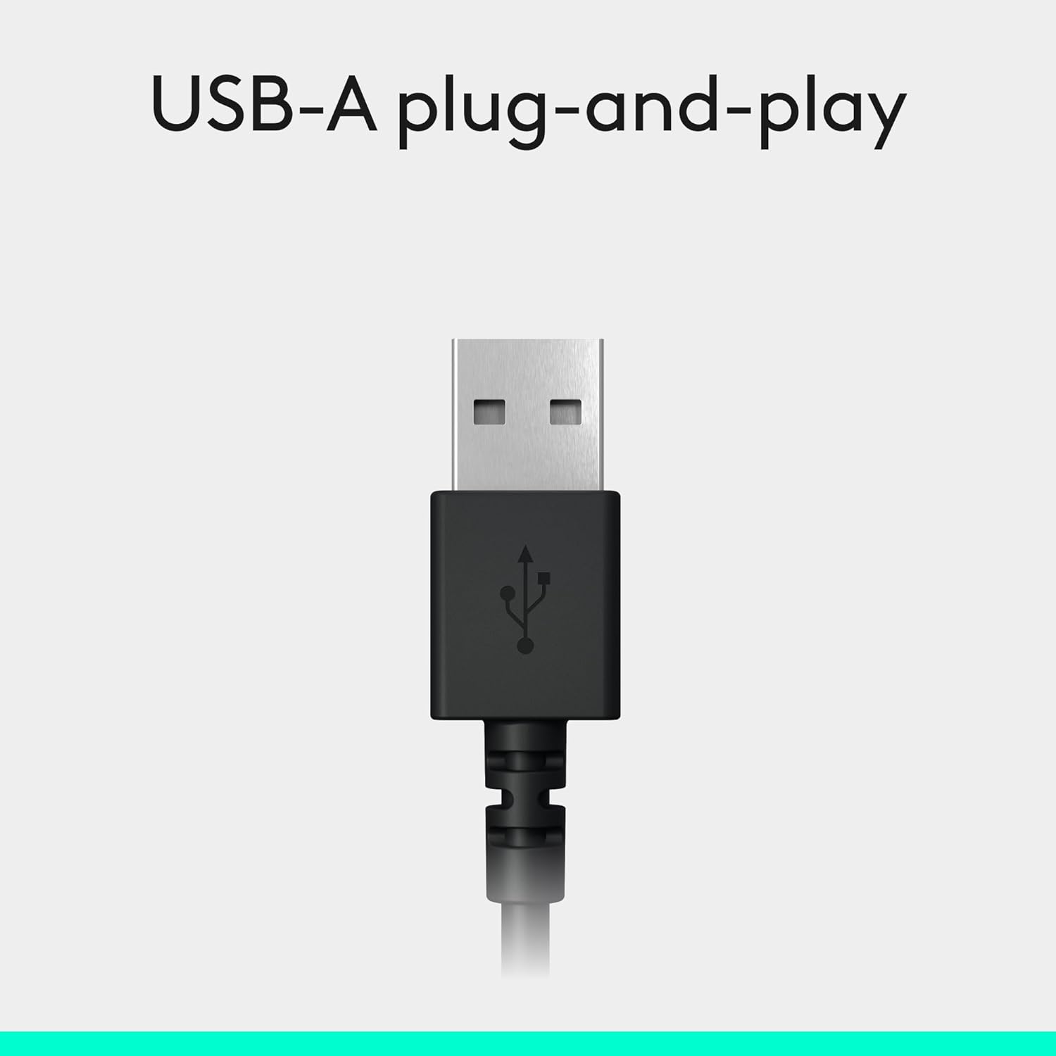 Logitech H390 Gaming Headphones, Wired Headphones with Mic, USB Headset with Microphone for PC, Noise Cancelling Microphone for Video Meetings, Music, Gaming - Black Black 1 Pack