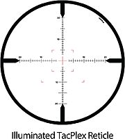 TruGlo Eminus Illuminated TacPlex-MOA Reticle Riflescope One-Piece 30mm Tube