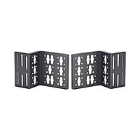 Panduit CVPDUB Steel Server Cabinet PDU Bracket Kit, Black
