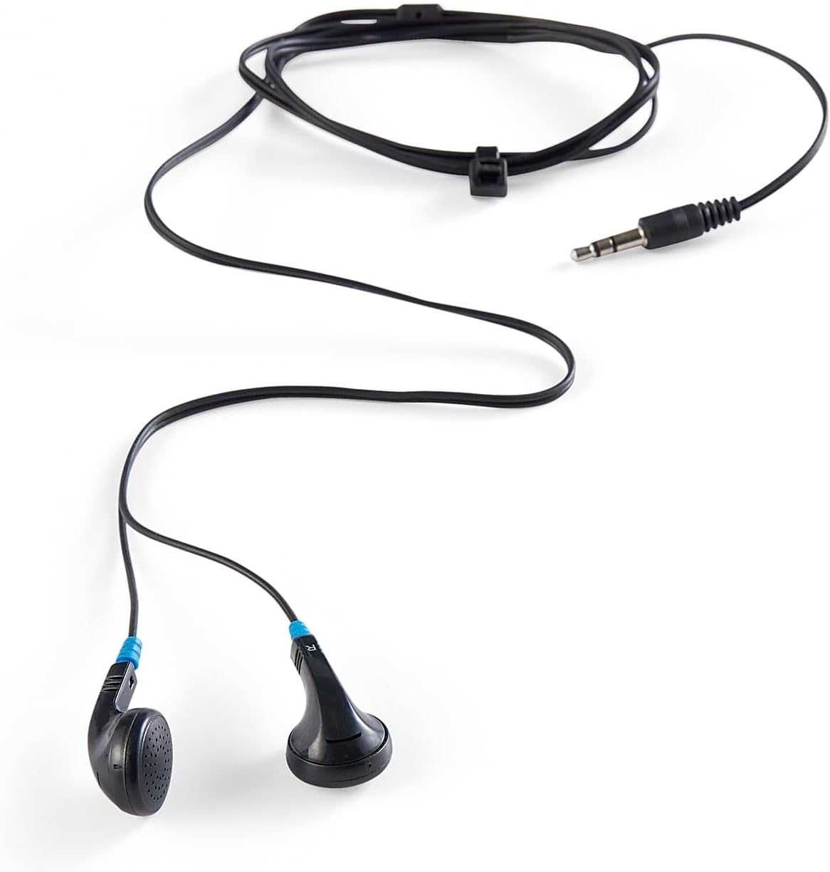 Verbatim Stereo Earphones - 3.5mm Wired Earbuds, Black